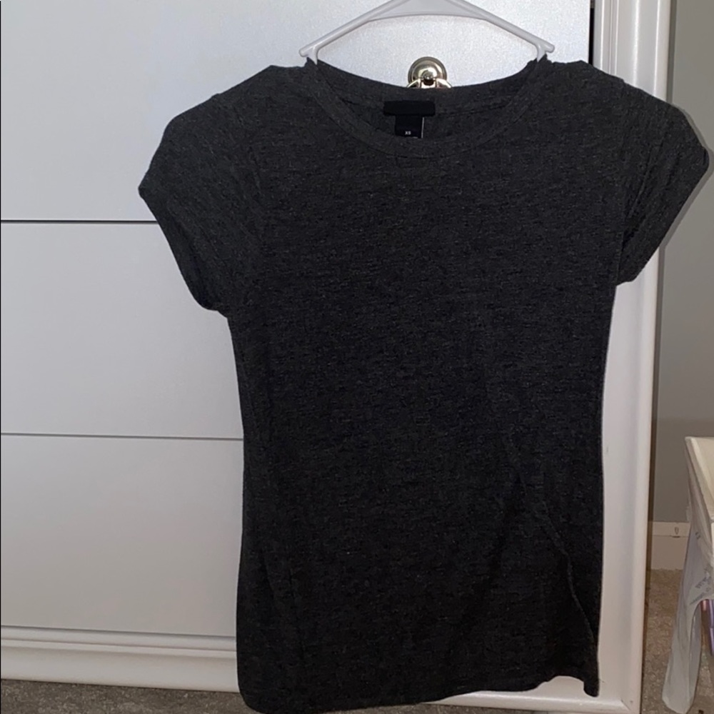 Black and Dark Grey Top